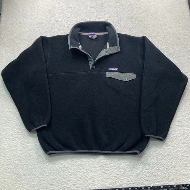 00s 파타고니아 신칠라 스냅-T 블랙/그레이 콜롬비아