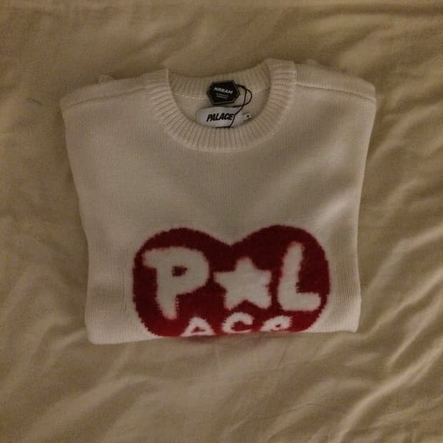 [M] 팔라스 코지 니트 화이트