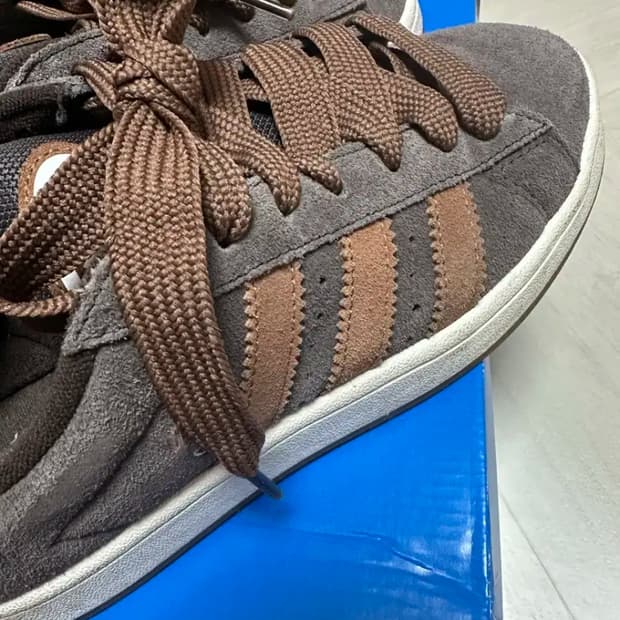 아디다스 캠퍼스 브라운 운동화