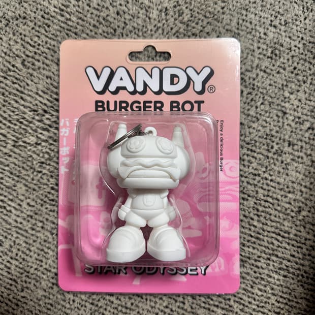 반디더핑크 버거봇 키링
