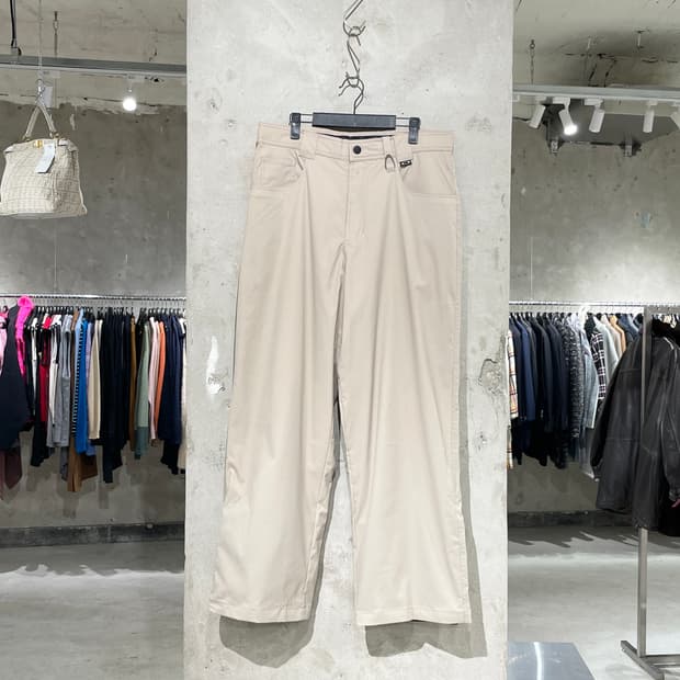 오클리 베이지 나일론 스키 라바 팬츠