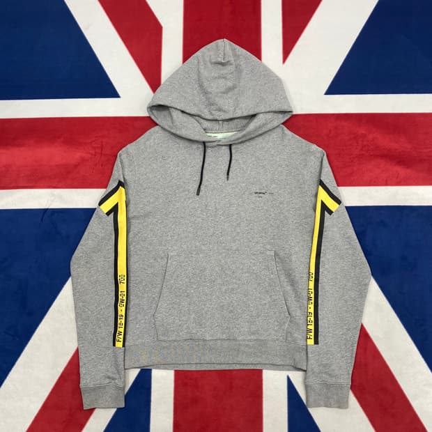 오프화이트 후드티 L 