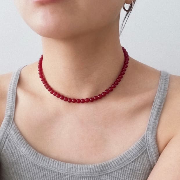 Crimson ember necklace