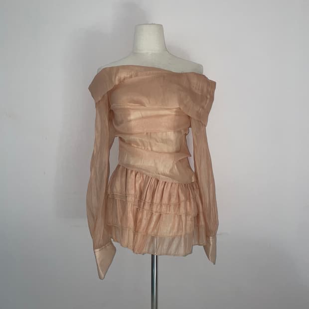 빈티지 원피스 페어리 원피스 쉬폰 원피스 연말룩 오간자 원피스 히메갸루