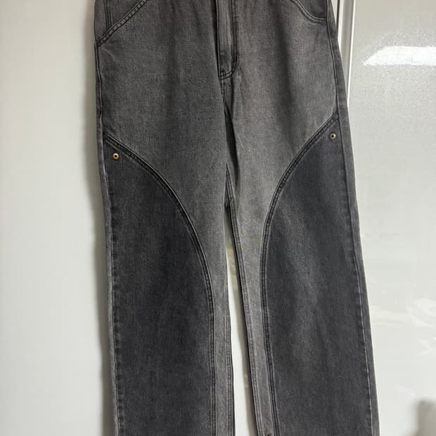 [L] 앤더슨벨 루카스 콘트라스트 데님 판매