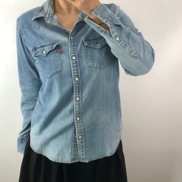 [M] 리바이스 클래식핏 데님셔츠