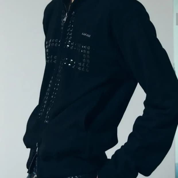 아캄 Cross Rhinestone 후드집업 [1]