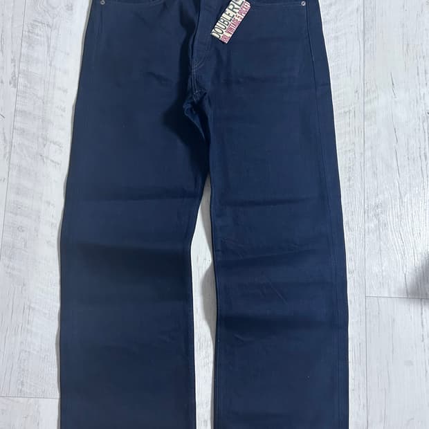 RRL 더블알엘 빈티지 파이브 포켓 인디고 리지드 데님 팬츠 34x32