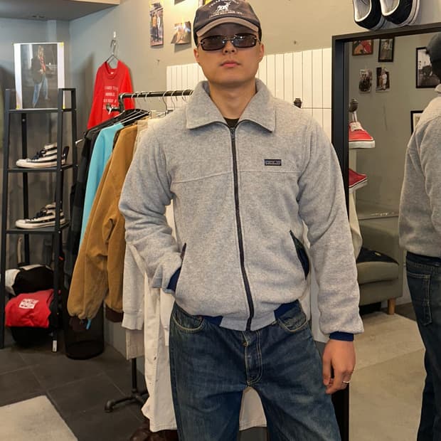 90‘s Patagonia grey pullover fleece 