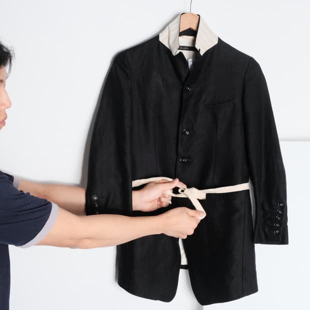KLASICA Tie-Back Atelier Coat Jacket