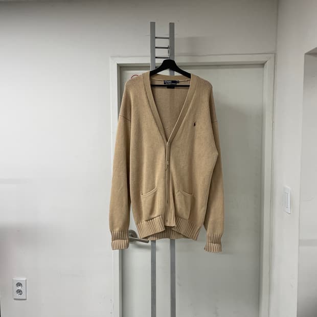 폴로 랄프로렌 베이지 가디건 105