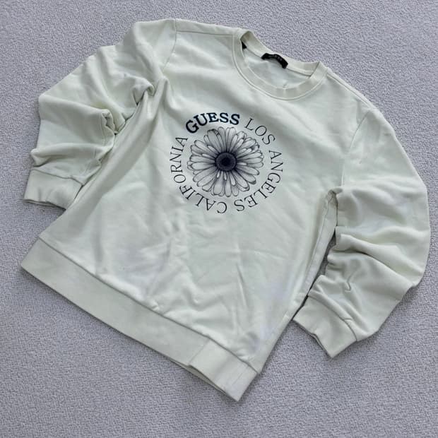 S 게스 로스앤젤레스 데이지 맨투맨 0325E