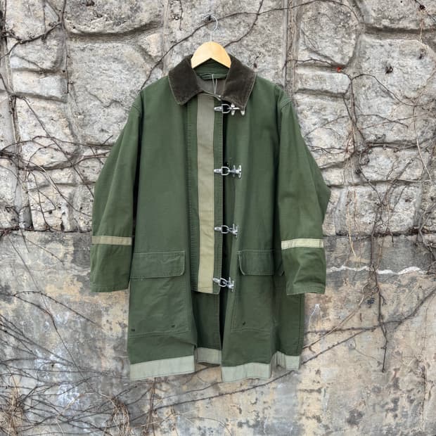 60s 미군 오리지널 베트남전 파이어맨 코트 자켓