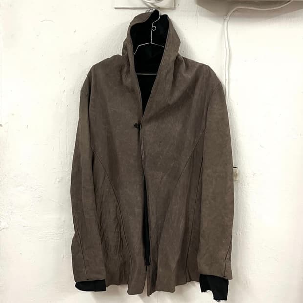 Obscur 08 후드레더자켓