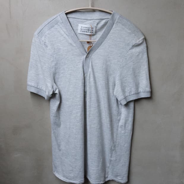 Maison margiela 헨리넥 반팔 티셔츠 44