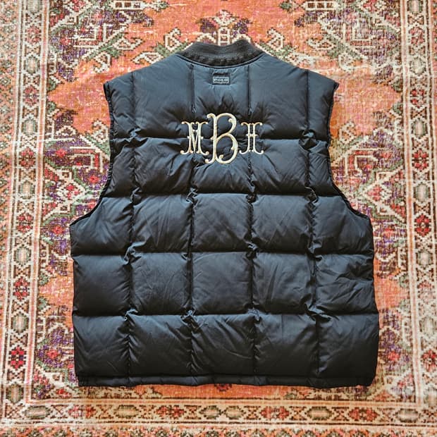 90s 폴로 다운 베스트 (XL)
