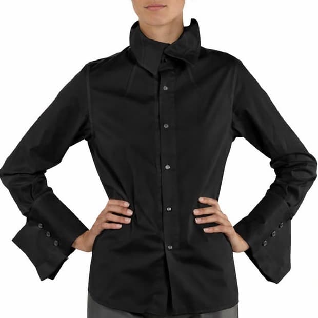 22aw 느와케이니노미야 꼼데가르송 커프스 블라우스 s