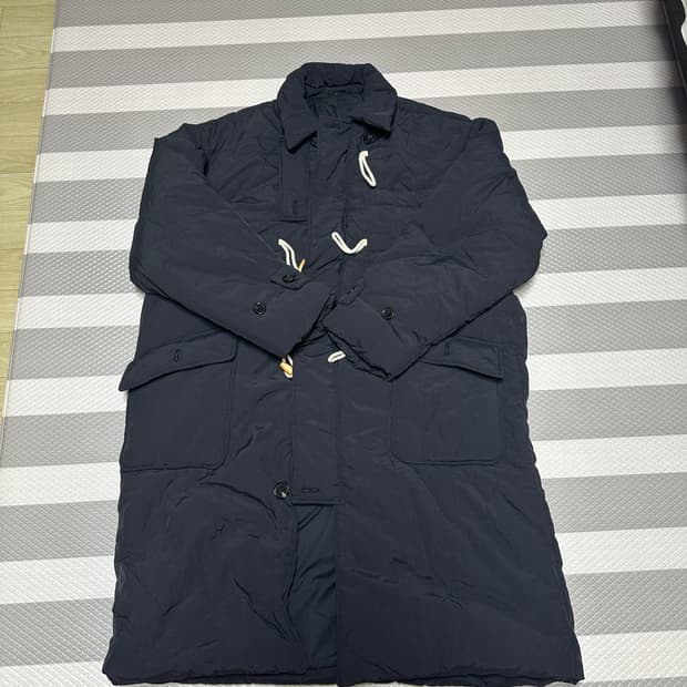 논플로어 패딩 코트 블랙 L