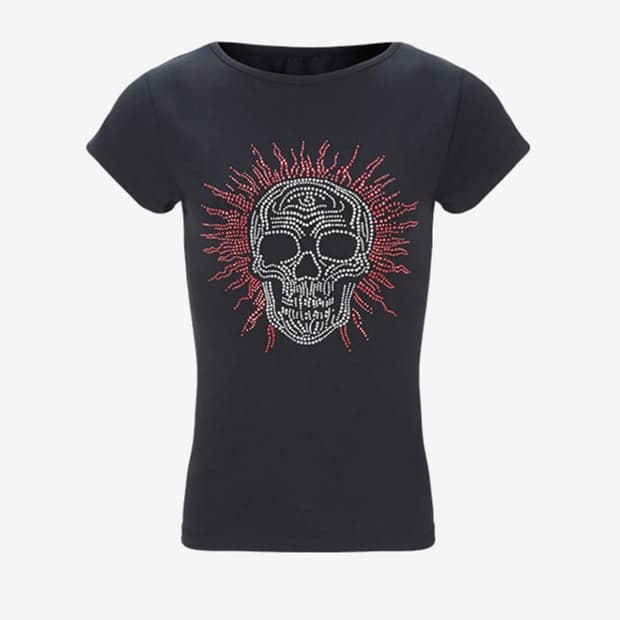 런던파퓸스 CRYSTAL SKULL TOP BLACK