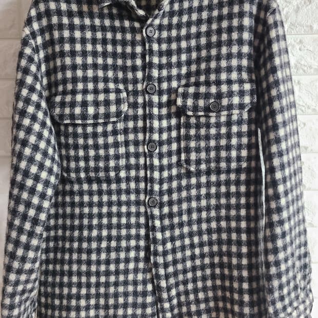 솔리드옴므 체크 남방(실95)