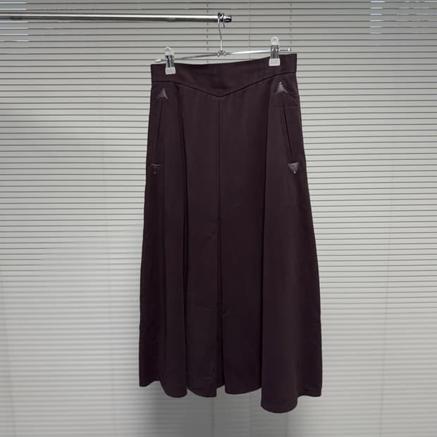 빈티지 인버티드 플리츠 스커트
