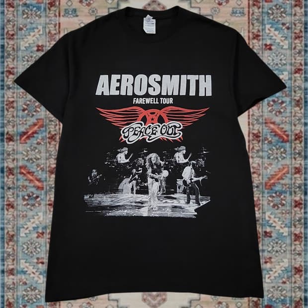 에어로스미스 Aerosmith 23-24 고별 투어 밴드 티셔츠 M