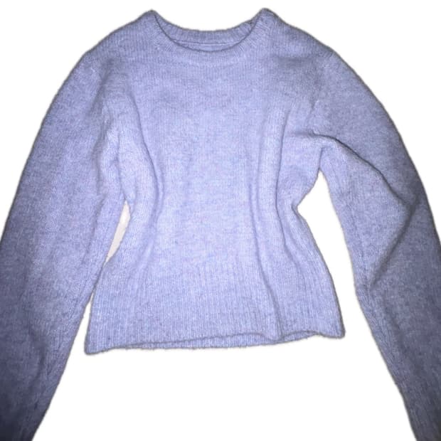 솜사탕색 니트 cotton candy-colored knitwear