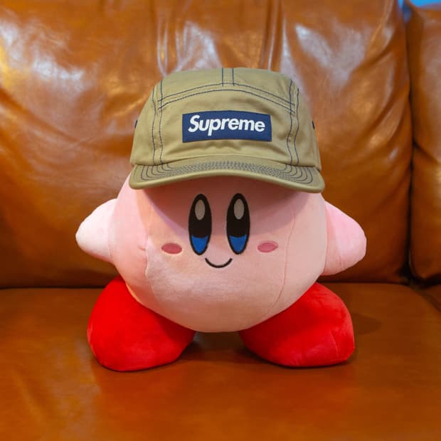 18SS Supreme Contrast Stitch Camp Cap
