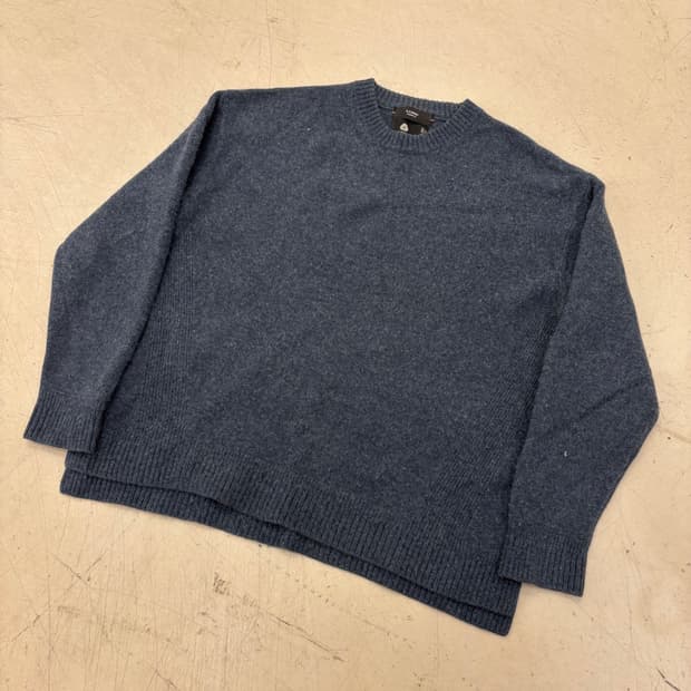 일꼬르소 캐시미어 블루 니트