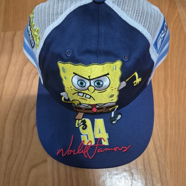 슈프림 스폰지밥 제프 해밀턴 메쉬 6패널 캡모자