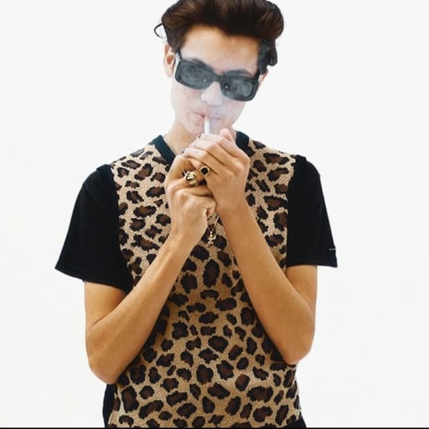 슈프림 레오파드 베스트