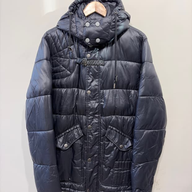 디젤 워크 후드 패딩 자켓