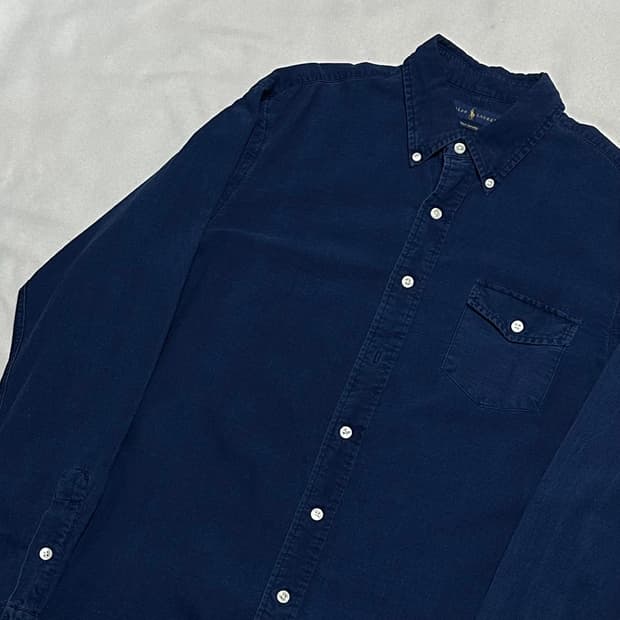 L 폴로랄프로렌 인디고 옥스포드 네이비 셔츠