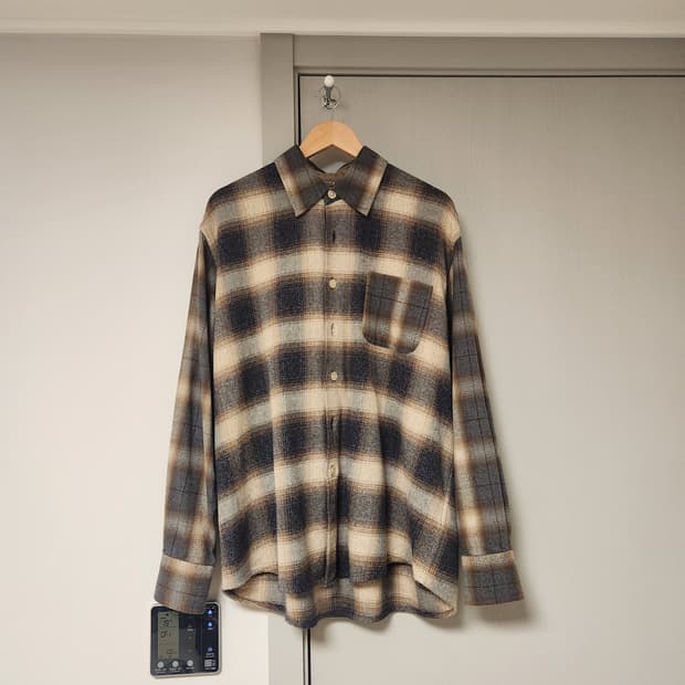 48)아워레가시 어보브셔츠 도일 체크