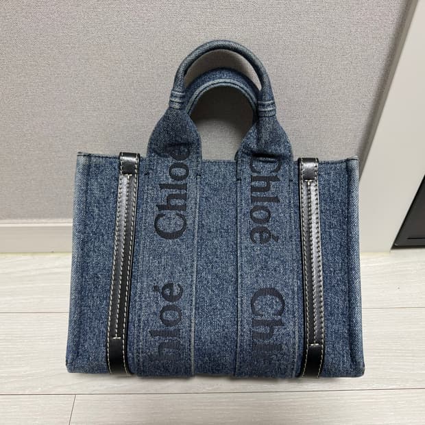 💙 끌로에 데님 우디백 스몰 + 맞춤 이너백 포함 💙