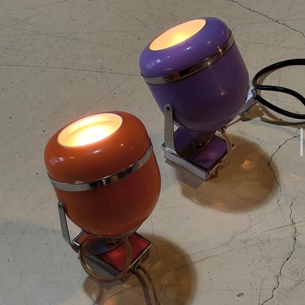 빈티지조명 70s 스페이스 에이지 아이볼 테이블 램프 / 월 램프
