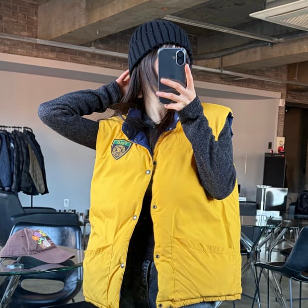 [S-M]폴로 랄프로렌 리버시블 양면 패딩 조끼