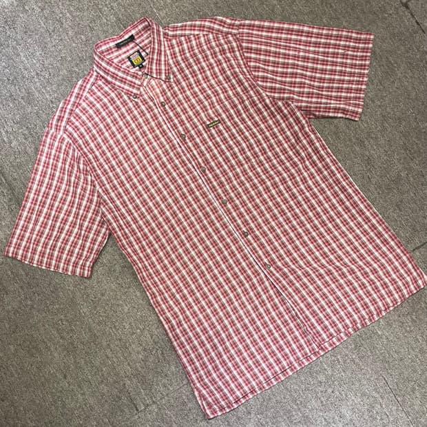 (M) Dickies 디키즈 체크 반팔 셔츠
