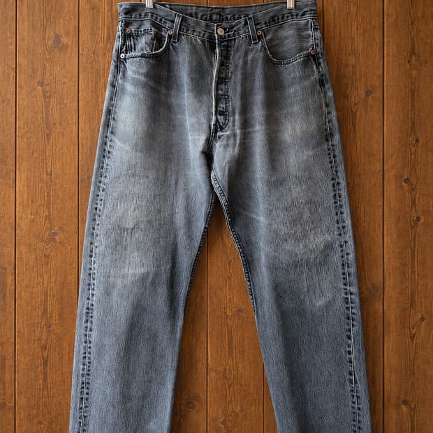 90’s Levi’s 501 Black Denim Pants