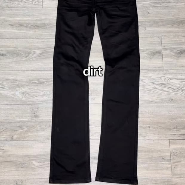 witnessvalley straight leg dirt denim