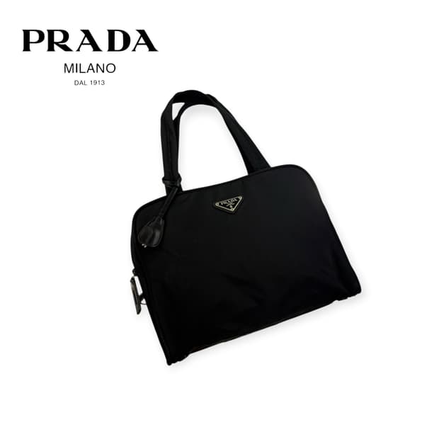 프라다 테수토 나일론 포코노 토트백