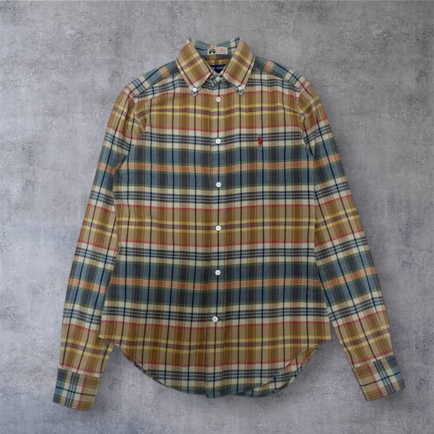랄프로렌 Ralph lauren 마드라스 체크 버튼다운 셔츠 2