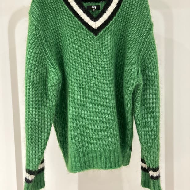 Stussy Mohair V Neck Sweater
