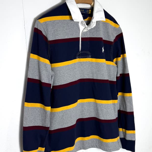 폴로랄프로렌 폴로 럭비티 롤슬리브 긴팔티셔츠 폴로럭비티