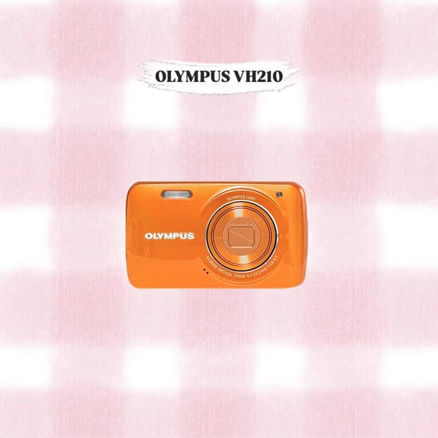 올림푸스 VH-210 오렌지 빈티지디카