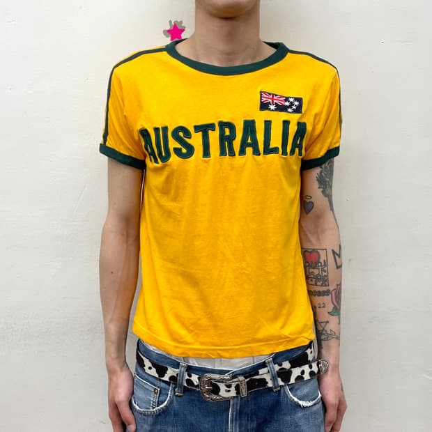 Australian flag orange T-shirt