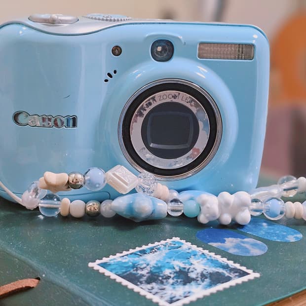 Canon powershot E1 블루 색상 판매합니다!! (작례 첨부)