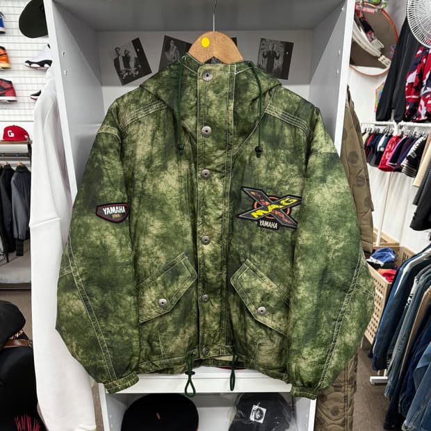 (M) 90s 야마하 MXG 빈티지 아노락 워싱 점퍼