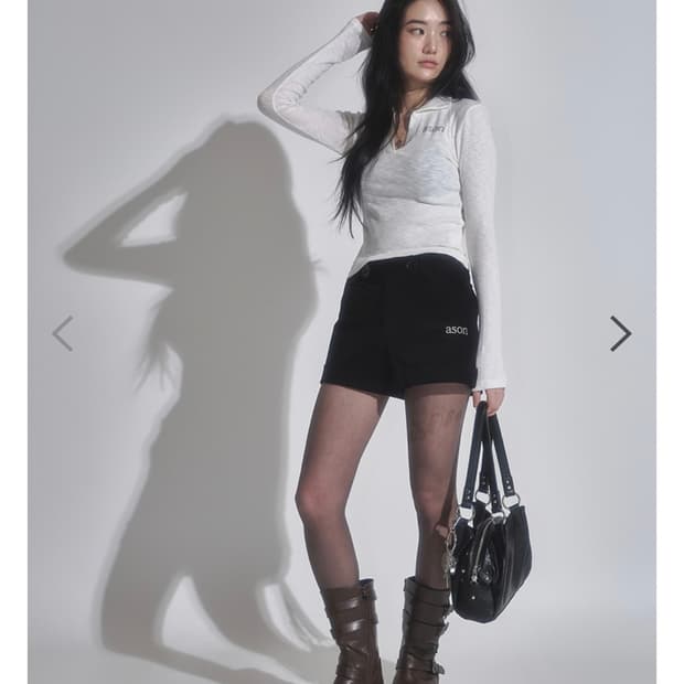 애즈온 쿠키 버튼 코듀로이 팬츠