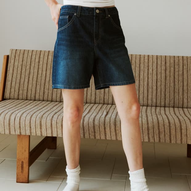 에프알알더블유 Mid-rise Denim Shorts S
